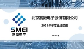 赛微电子2021年年度业绩简报